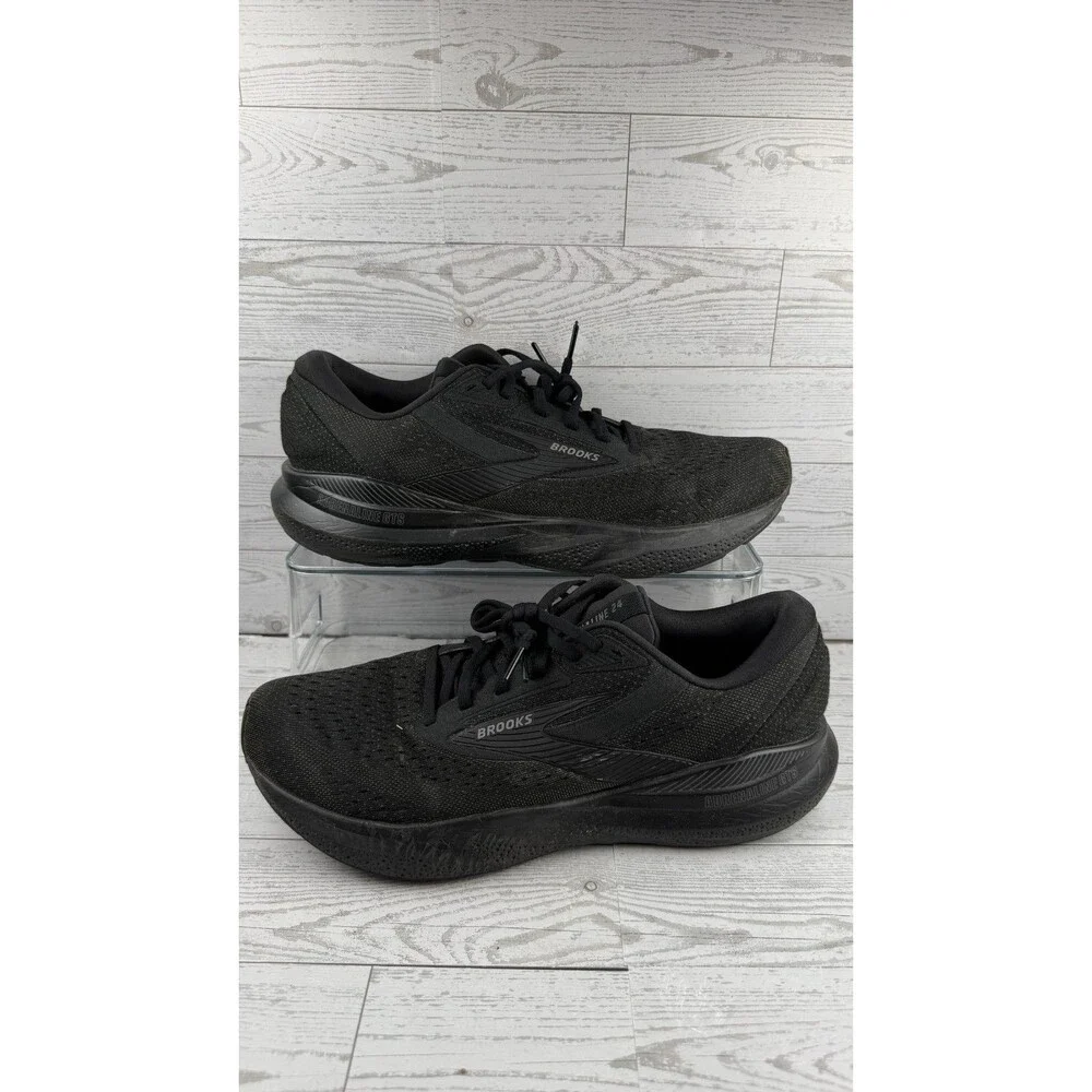 Brooks adrenaline GTS 24 1104371D020 Black US 11.5D Mens Road Running Shoes #385